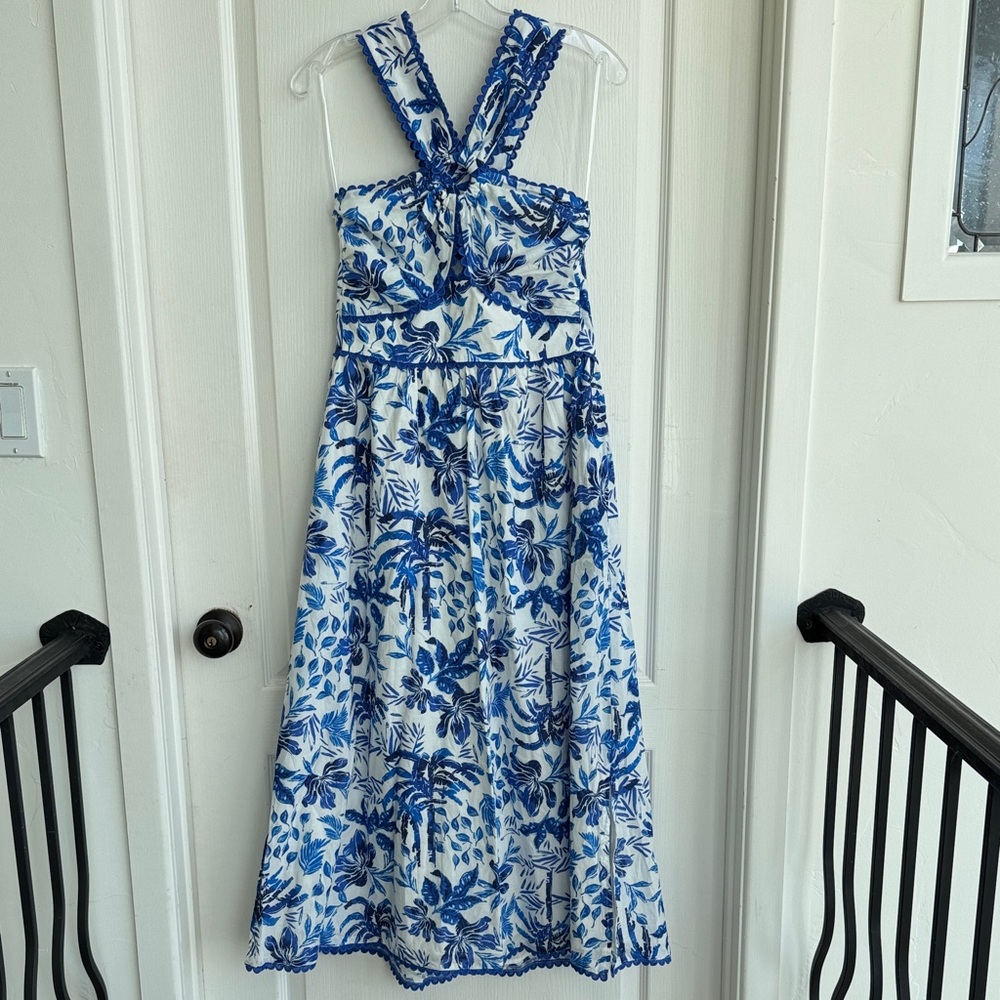 The Hayden Ric Rac Cross Midi Dress - Picture 3 of 12